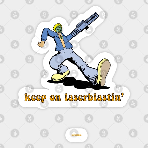 Laserblast MST3K Sticker by Wonder design